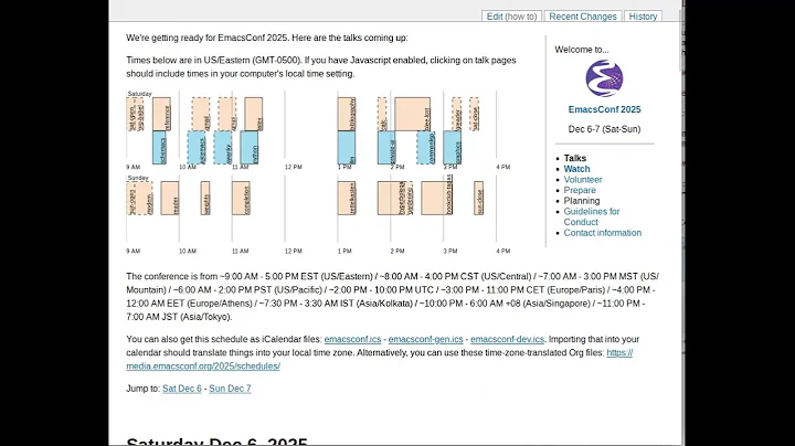 EmacsConf 2025: Saturday/Sunday opening remarks - Sacha Chua