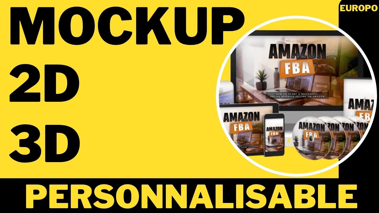 créer votre mockup 3D pour vos services, formations ou tunnels de vente