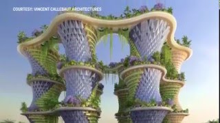 This futuristic 'vertical village' looks like something out of Dr. Seuss.