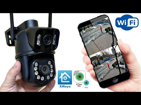 Wifi камера 2в1 со слежением ЛУЧШАЯ В 2023!!!