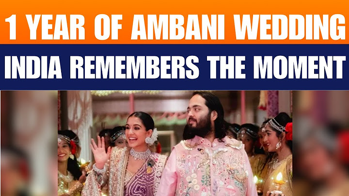 One Year of Anant Ambani–Radhika Merchant Wedding | India’s Grandest Celebration | News9