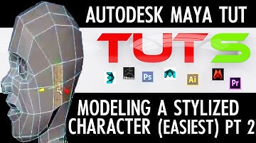 Autodesk Maya Tutorial - Modeling a stylized character (easiest) part 2