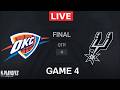 NBA LIVE! San Antonio Spurs vs Oklahoma City Thunder Game 4 | May 25, 2026 NBA Playoffs LIVE