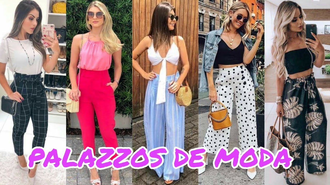 PANTALONES PALAZZOS DE MODA 2021-2022 / OUTFITS CON PANTALONES PALAZZOS EN  TENDENCIA MUJER 2021-2022 - YouTube