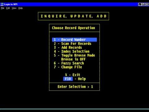 FilePro - Chapter 9 – Files/Processing/Design Get Input from User