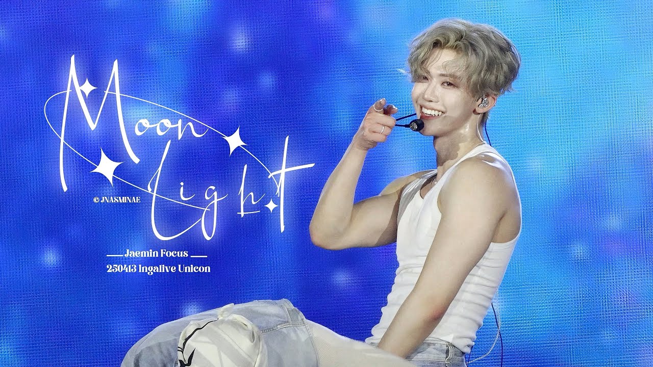 【20250413 Ingalive unicon 】✨재민 JAEMIN✨Moonlight Stage4k/60fps Fancam Focus ❤️
