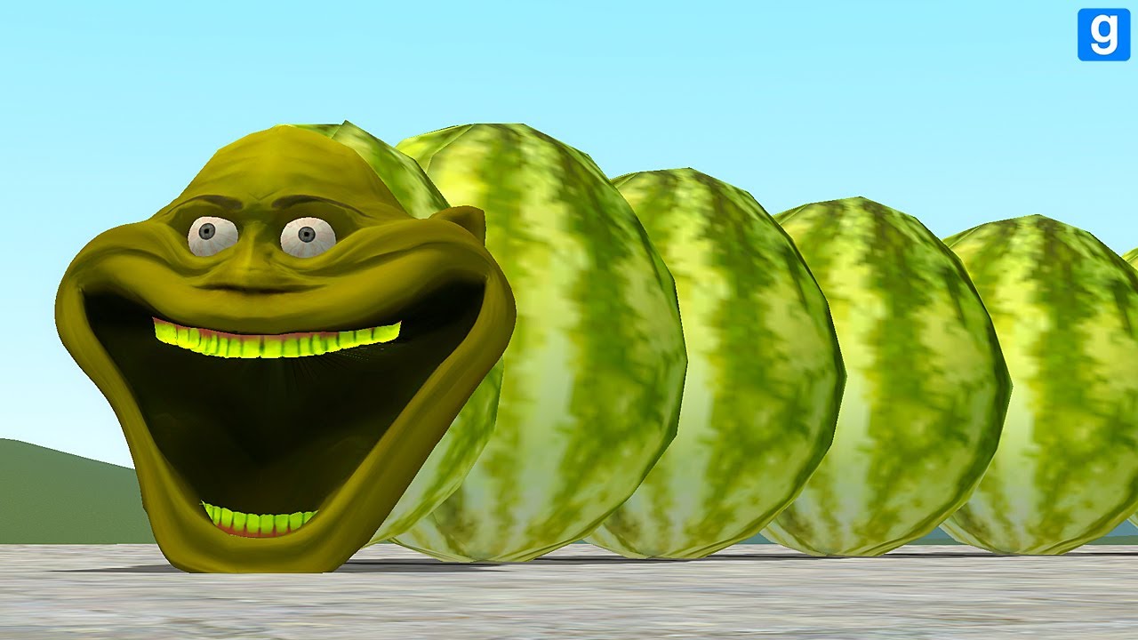 WHAT IF LIN GANG MELON BECOMES HUNGRY LIN GANG MELON WORM FOR ROBLOX In Garry's Mod!