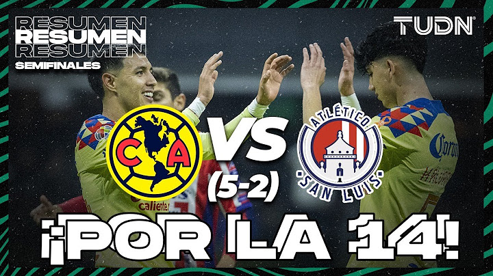 Summary and goals | América (5)0-2(2) Atl San Luis | Semifinals - AP2023 | TUDN