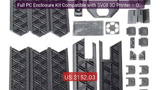 Full PC Enclosure Kit Compatible with SV08 3D Printer – Optional PE... — Top Rated 2026 | Buy Now!