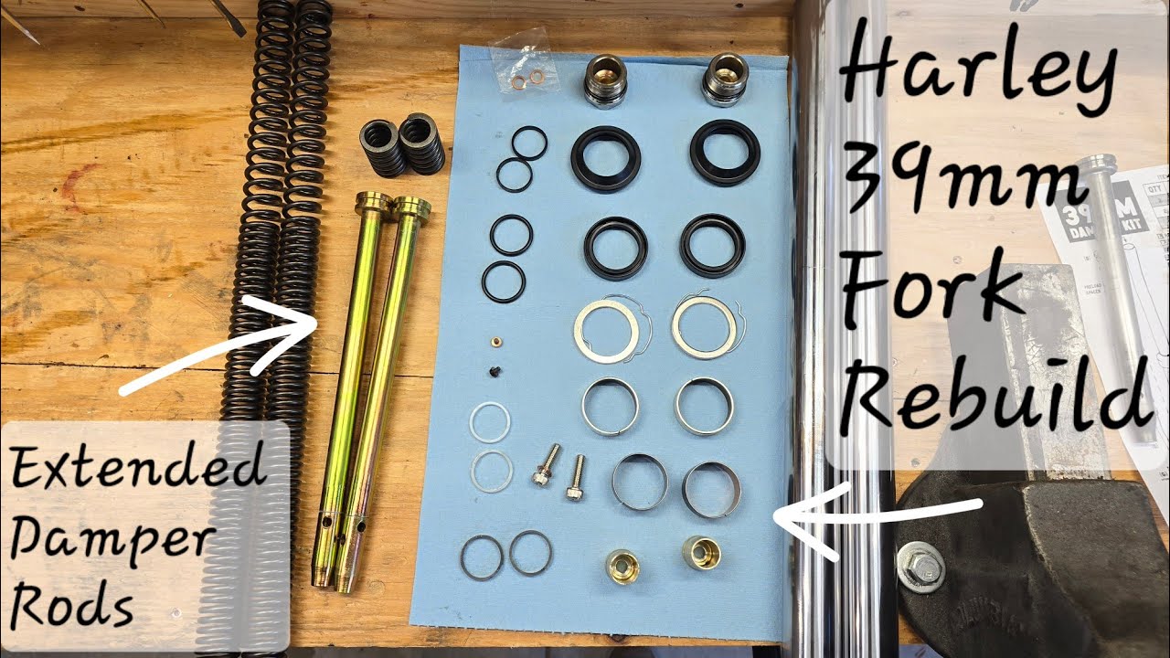 +3 Fork Extension and Rebuild - Harley 39mm