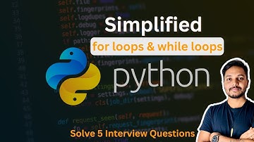Python For & While Loops Explained with 5 Easy Examples | Python for Beginner Tutorials