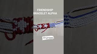 FRIENDSHIP BRACELET ALPHA#handmade #handmadeseller