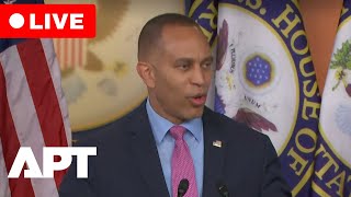 LIVE | Hakeem Jeffries Holds Media Availability Amid Government Shutdown | APT