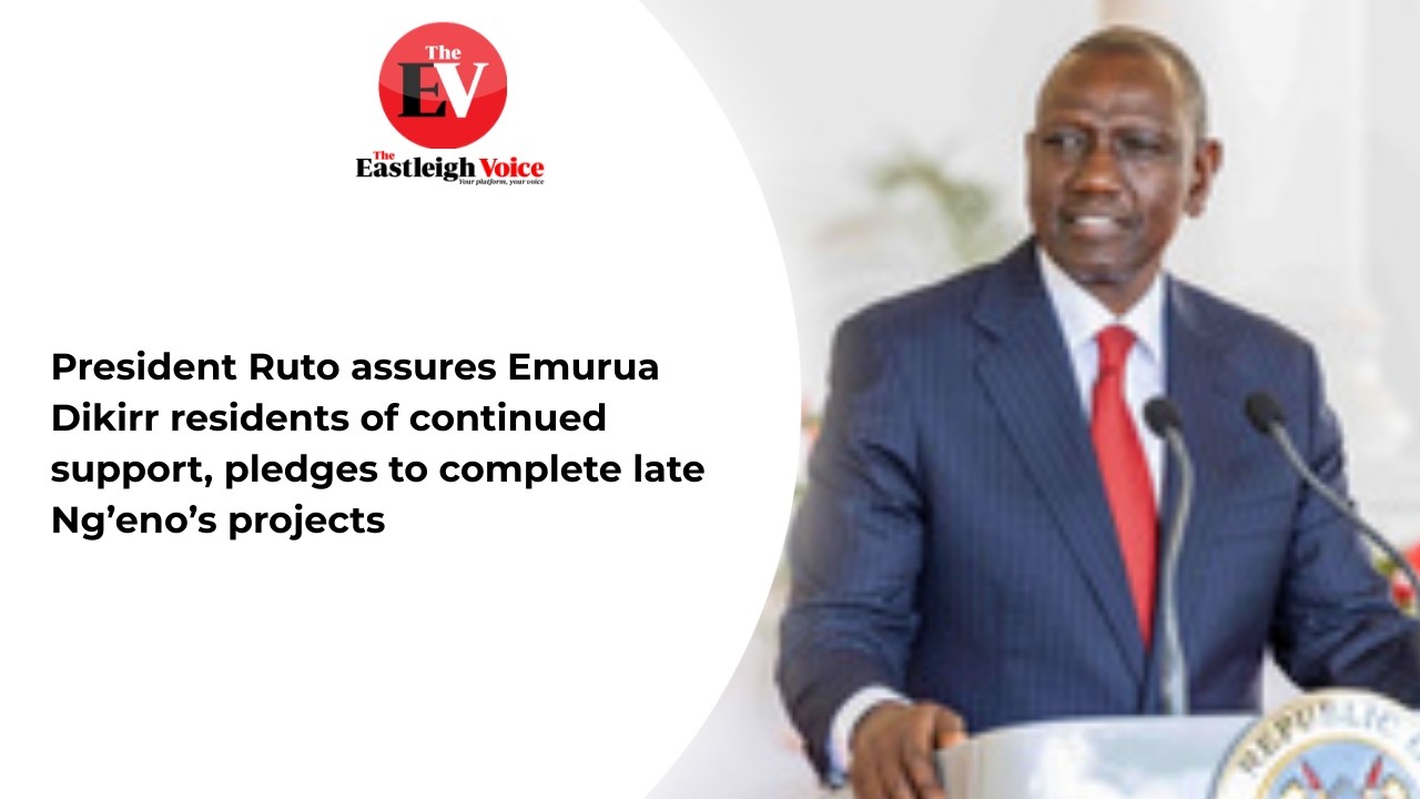 Ruto assures Emurua Dikirr residents of continued support, pledges to complete Ng’eno’s projects