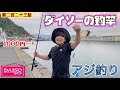 【第二百二十三話】ダイソーで１０００円の釣竿でアジのサビキ釣りしてみよう！！