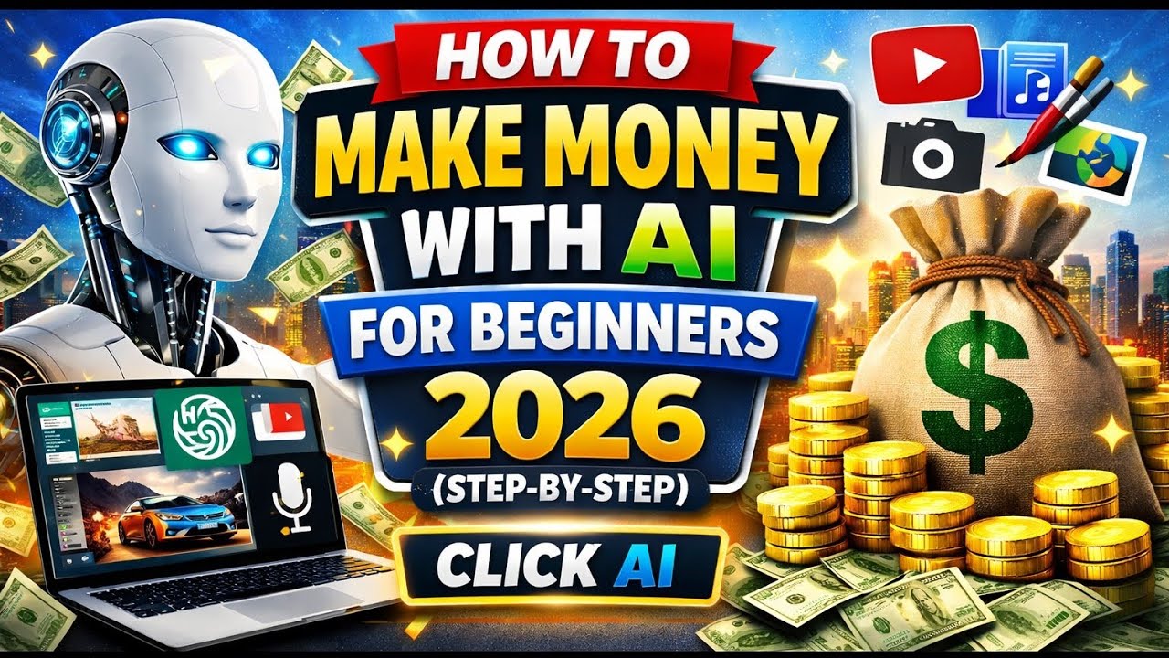 How To Make Money With AI For Beginners (Step-by-Step) 2026 - YouTube