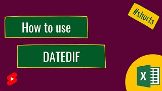 Famous How to use DATEDIF in Excel Profile