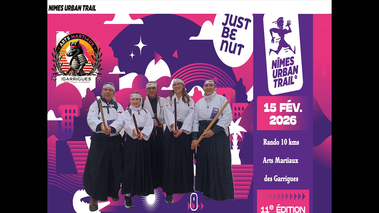 Nîmes Urban Trail 2026 Arts Martiaux des Garrigues