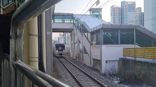 (2022.12.19)코레일1호선 311x67편성 서울역급행 석수역 통과영상