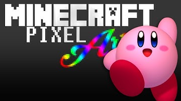 KIRBY - Minecraft Pixel Art Speed Build