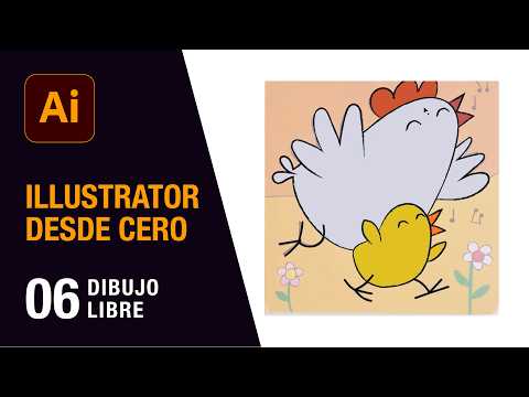 👉 Adobe Illustrator desde cero | Capítulo  6: Herramientas de dibujo libre