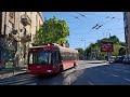 Trolejbusi AKSM 321 gb. 2043 na liniji 40 i gb. 2024 na liniji 28 | Takovska