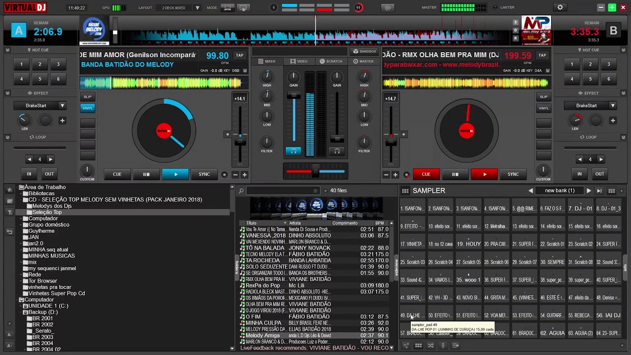 SEQUÊNCIA SUPER POP LIVE 2018 MIXADA ATUAIS E MARCANTES ( JANDERSON)