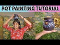 How is it makkaley diy pot painting tutorial at home  ammu bloopers 