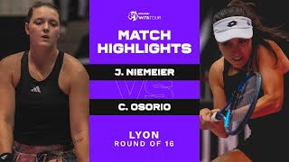 Camila Osorio vs. Jule Niemeier | 2023 Lyon Round of 16 | WTA Match Highlights