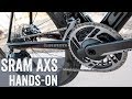 SRAM RED AXS: Hands-on tech deep dive // New Quarq Power Meter, AXS App, eTap Configuration