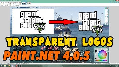 HOW TO MAKE LOGOS & IMAGES TRANSPARENT - PAINT.NET 4.0.5