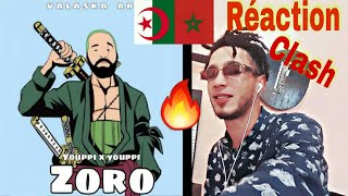 YOUPPI X YOUPPI _ ZORO ردة فعل مغاربة على أغنية zoro الجزائري reaction