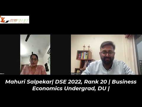 Mahuri Salpekar | DSE 2022 | DSE Preparation Journey | Continuous Revision is important |