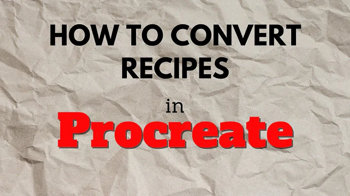 Recipe Conversion