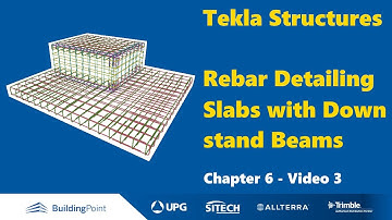 Tekla Structures - Chapter 6, Video 3 - Slabs with Downstand Beams
