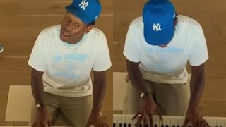 TYLER THE CREATOR SHOWS OFF HIS SKILLS ON THE PIANO