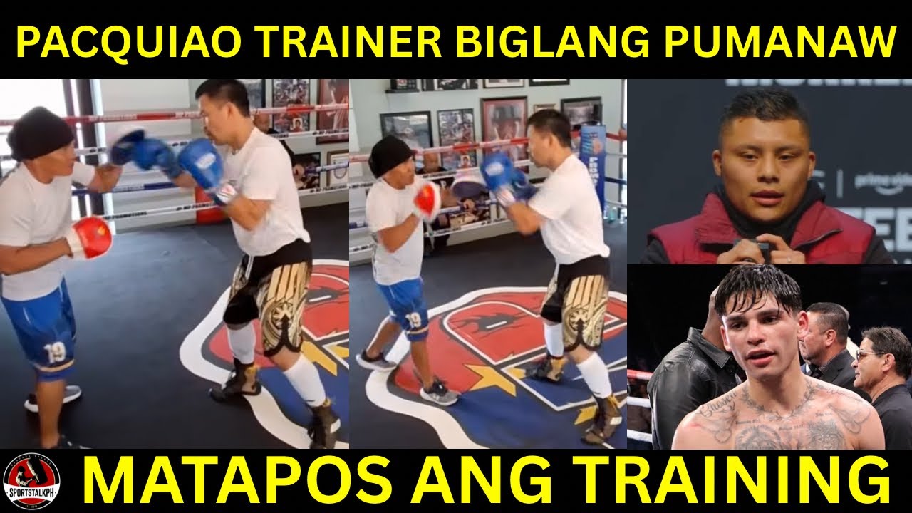 TRAINER ni Pacquiao biglang pumanaw matapos ng training | Pitbull KONDISYON kay Ryan Garcia