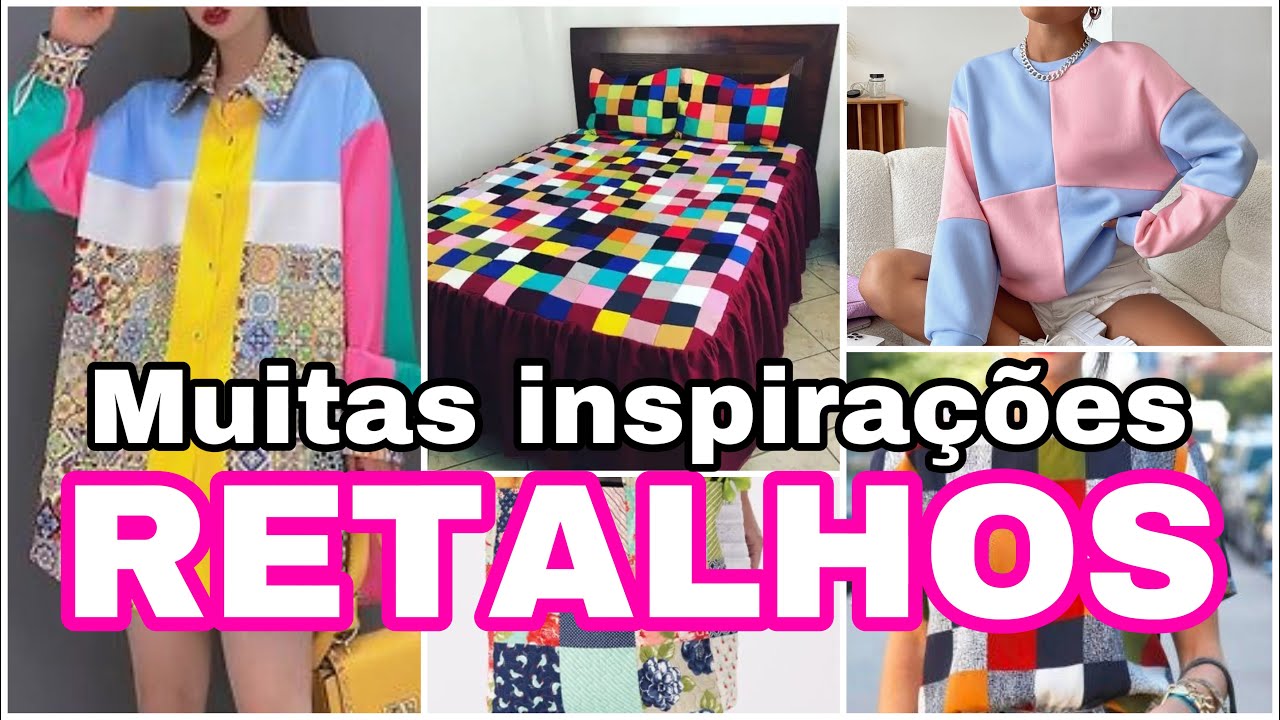 Muitas ideais com retalhos / inspiraçoes e tutoriais / Como fazer blusinhas com retalhos tutoriais