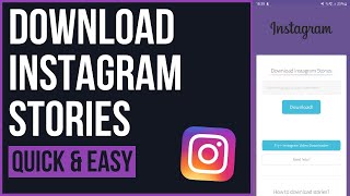 How to Download Instagram Stories