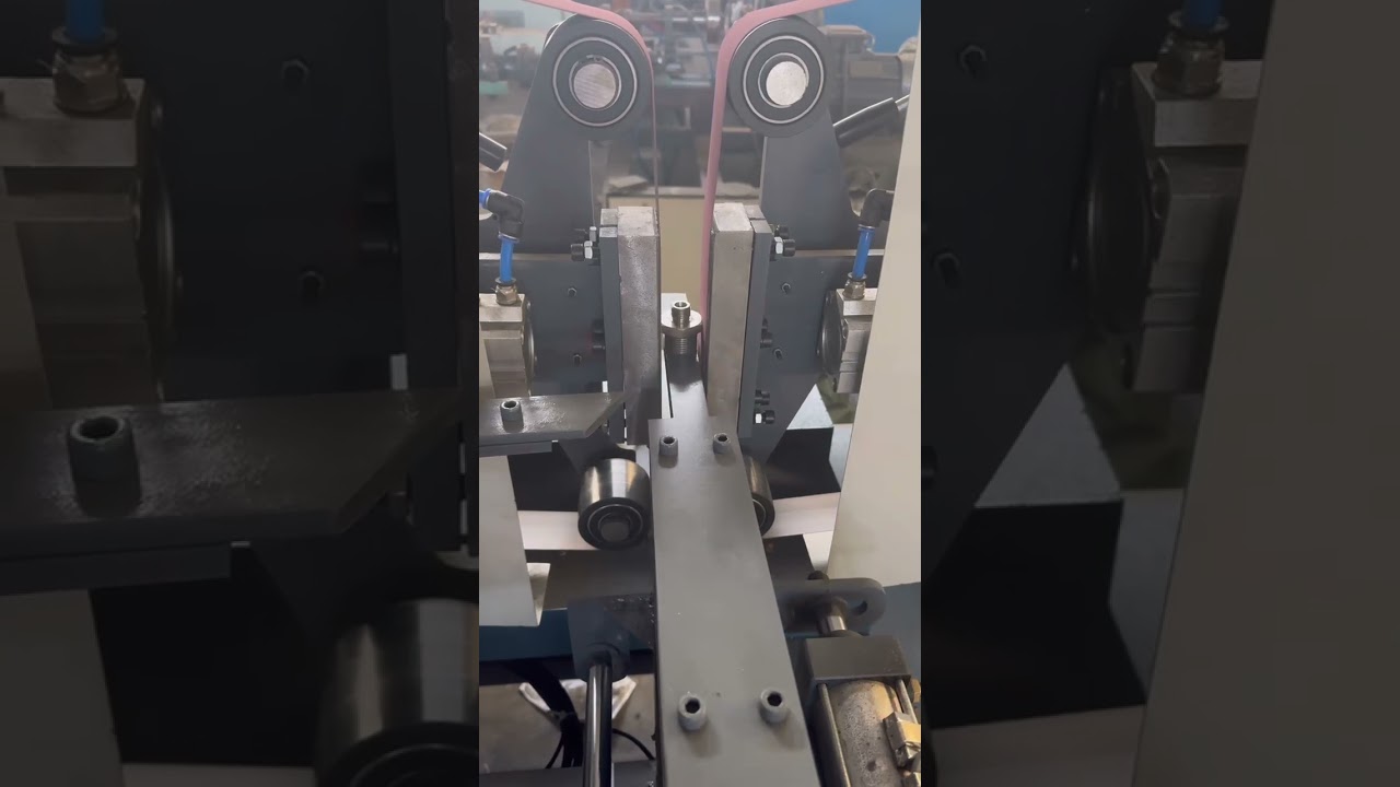 Hex nut polishing machine