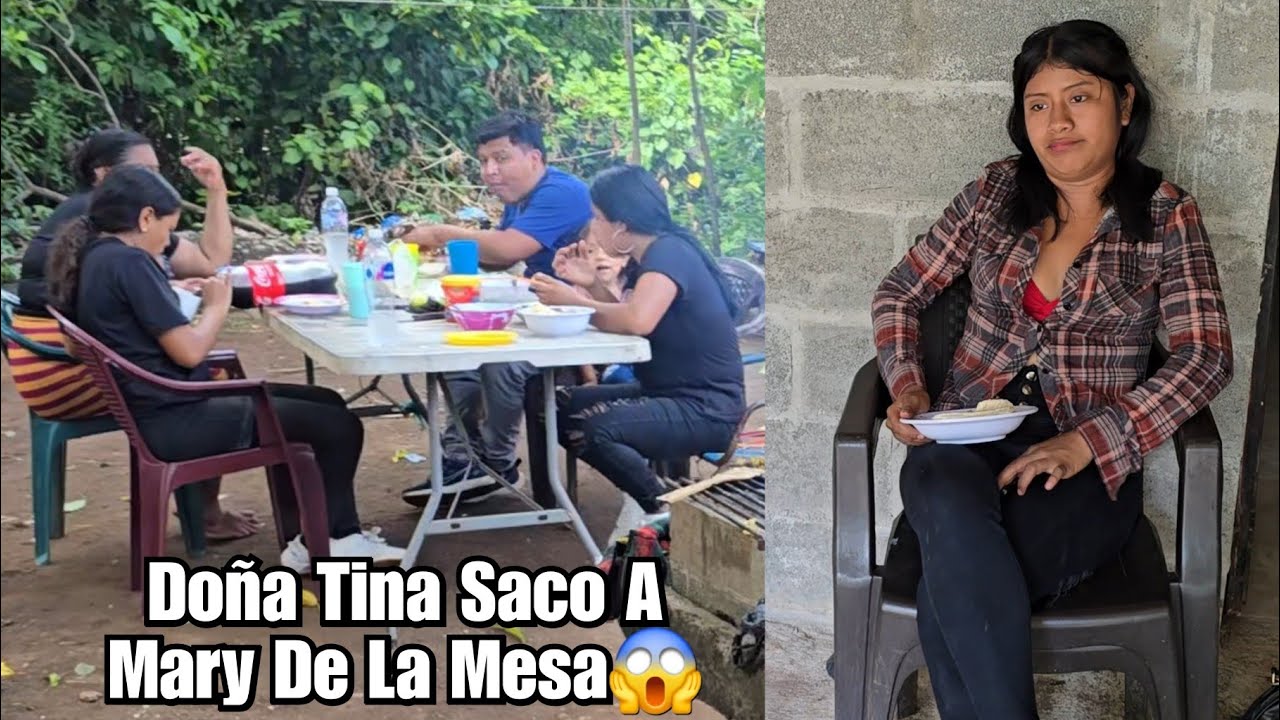 Se Llego La Hora Del Delicioso Almuerzo, A Mary Doña Tina La Hizo Por Un Lado😡