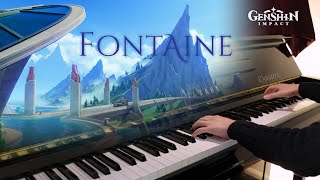 Fontaine - Ballad of Many Waters Piano Arrangement | Genshin Impact