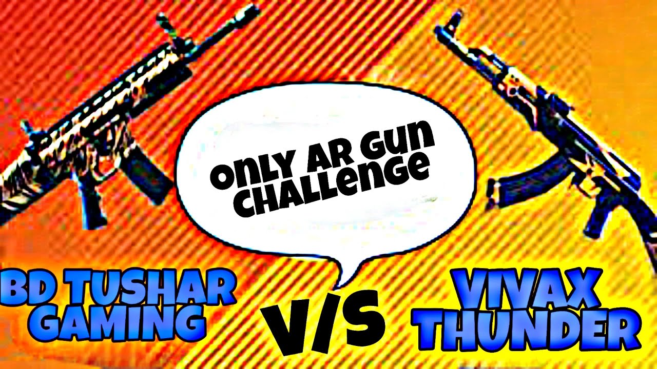 AR GUN CHALLANGE WITH "BD TUSHAR GAMING" - YouTube