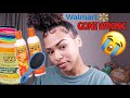 SLICKING MY HAIR WITH WALMART PRODUCTS! VlogMas 2020:) || Draco Dez