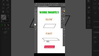 Drag Shape with Direct Selection Tool #AdobeIllustrator #DirectSelectionTool #IllustratorTips #art