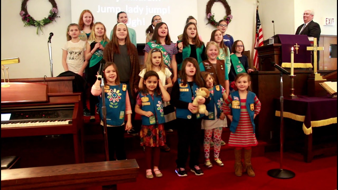 Girl Scout Sunday "Mrs. O'Leary's Cow" YouTube