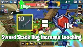 Sword Stack Bug Can Increase Leeching😳 | Blockman GO - Adventures