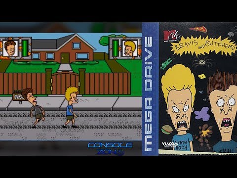 Beavis & Butt-Head (Бивис и Батхед) - прохождение игры (Sega Mega Drive, 16 bit)