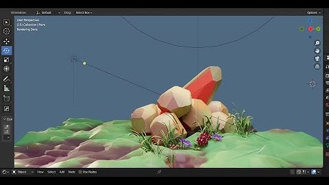 BLENDER QUICK STYLIZED ROCKS AND BOULDERS