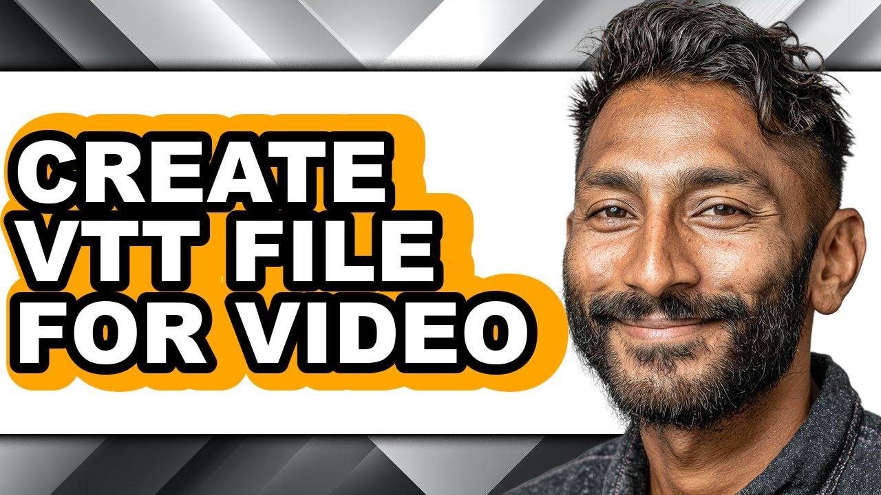 How to Create Vtt File for Video (easy Method) - YouTube